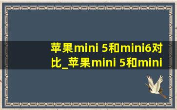 苹果mini 5和mini6对比_苹果mini 5和mini6谁更值得入手